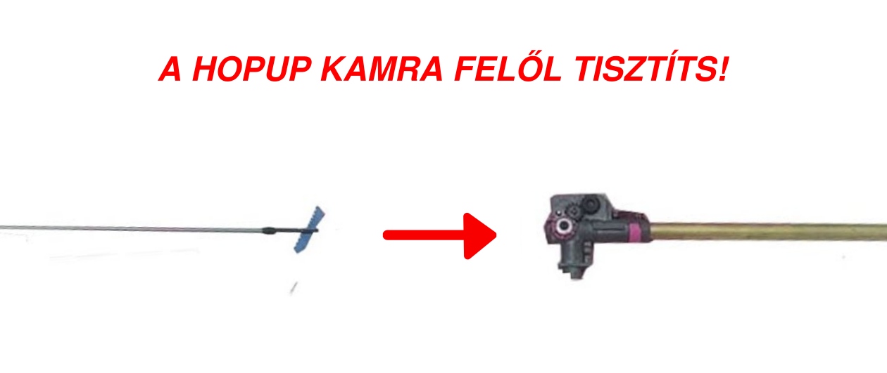 Airsoft belső cső tisztítás a kamra felől tisztíts