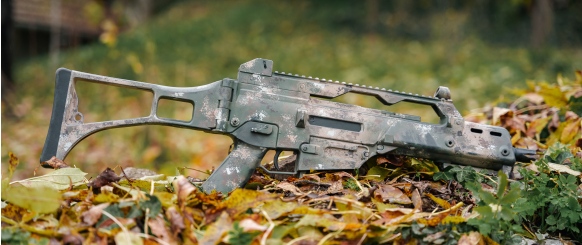 G36 airsoft bérfegyver festése Pék Dávis Daev Paint