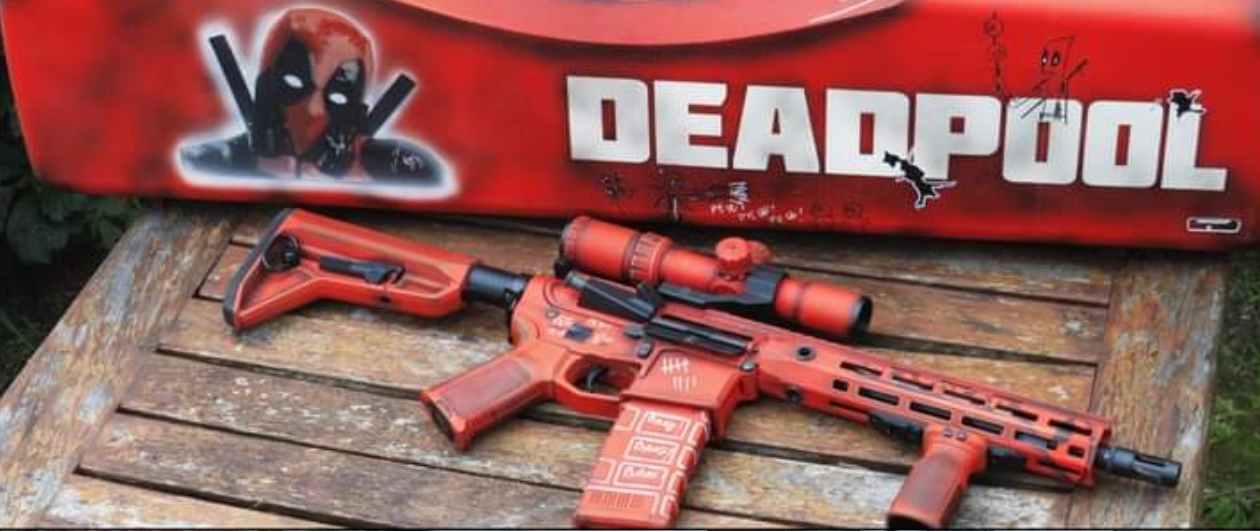 Airsoft fegyver festés