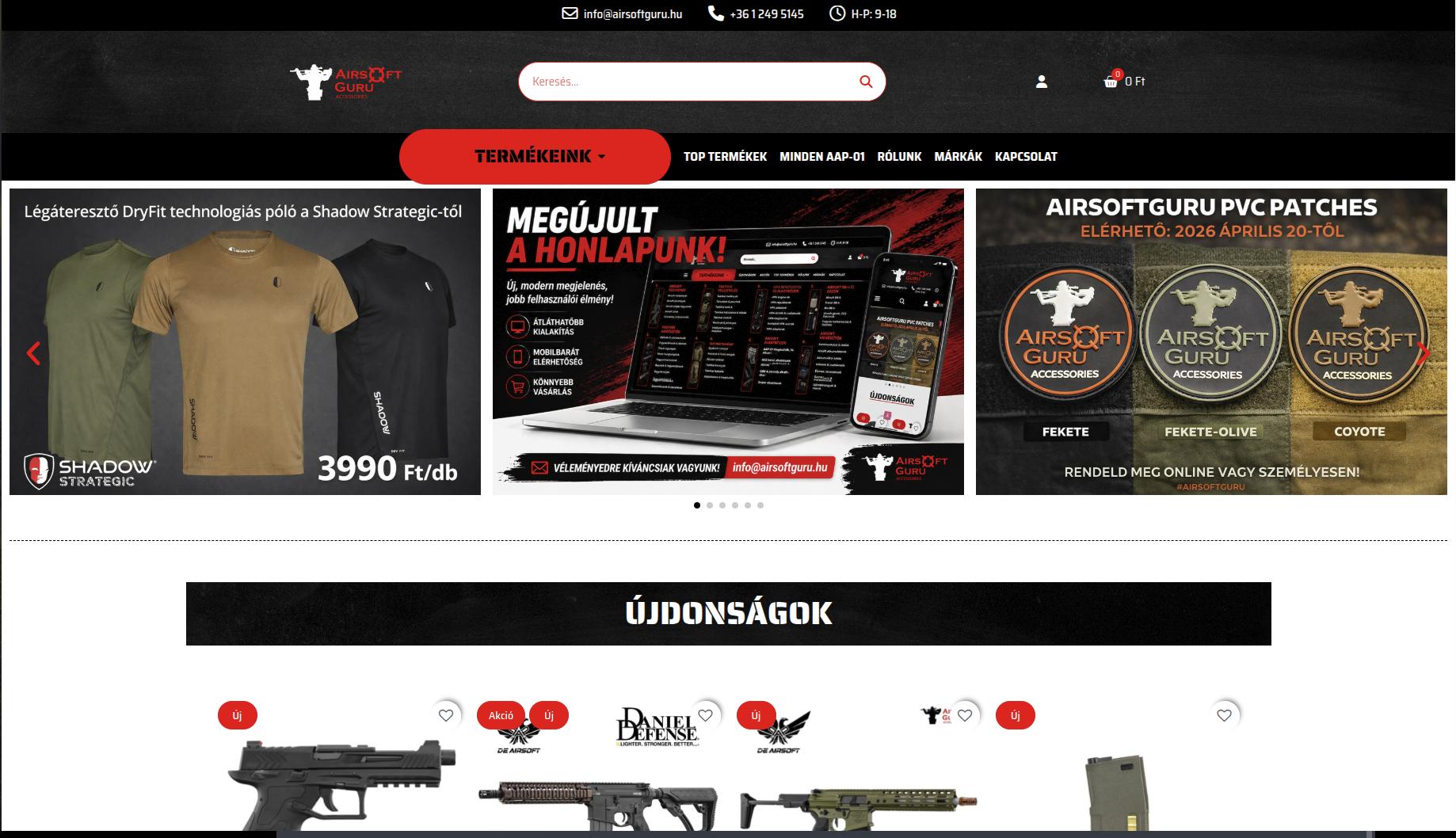 Airsoft Guru weboldal