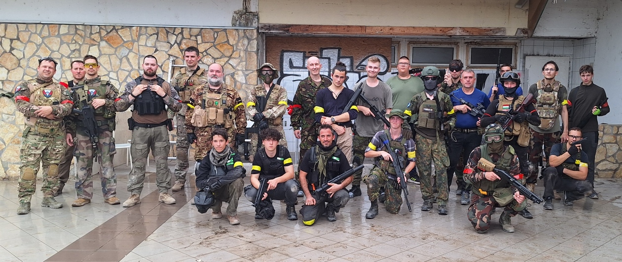 Ifi Airsoft Velence játékosok csoportkép