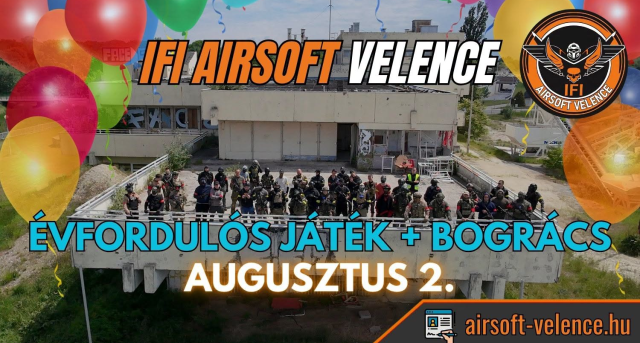 Két éve robbant be az Airsoft Velence – jövő hétvégén szülinapi bulit tartanak