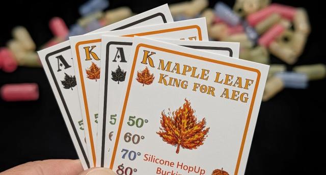 Megújultak a Maple Leaf hopup gumijai: vége a rikító színeknek